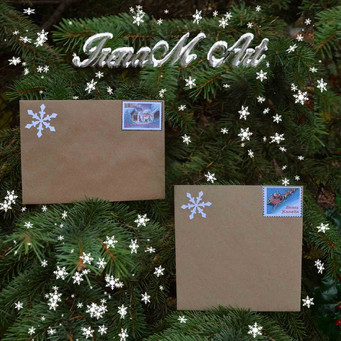 Ръчно изработени изделия от хартия Коледа и Нова година Ръчно изработени изделия от хартия плик за писмо Коледни празници